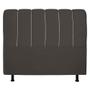 Imagem de Cabeceira Cama Box King Berlim 195 Cm Suede Marrom - MV Estofados Shop