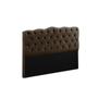 Imagem de Cabeceira Cama Box King Size Estofada Madeira Atena