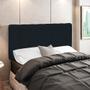 Imagem de Cabeceira Cama Box Painel Solteiro 100 cm Dubai W01 Suede Preto - Lyam Decor