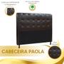 Imagem de Cabeceira Cama Box Quarto Queen Paola 1,60 Material Sintético Star Confort