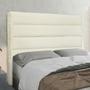 Imagem de Cabeceira Cama Box Queen 160 cm Arles Linho Natural S04 - D'Rossi