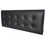 Imagem de Cabeceira Cama Box Queen Durasi 10 Preto 160 X 60 Rbl