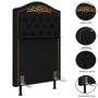 Imagem de Cabeceira Cama Box Solteiro 90cm Com Calçadeira Baú Imperial J02 Corano Preto - Mpozenato