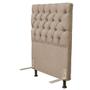 Imagem de Cabeceira Cama Box Solteiro 90cm Cristal Linho Bege - JS Móveis