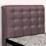 Imagem de Cabeceira Cama Box Solteiro Ciara 90cm Botonê com Frame Veludo Rosê - Desk Design