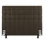Imagem de Cabeceira Cama Box Solteiro Dahlia 90cm Com Frame Suede Marrom - Desk Design