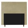 Imagem de Cabeceira Cama Box Solteiro Lisboa 90cm Corano Bege - Desk Design