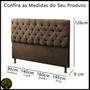 Imagem de Cabeceira Cama Queen Size Casal Box Estofada 1,6m Quarto Suede Sofia