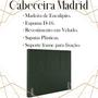 Imagem de Cabeceira Casal 138 cm Madrid Veludo Verde Soon