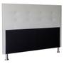 Imagem de Cabeceira Casal 140cm Cama Box Estofada Quarto Com Pés Inclusos