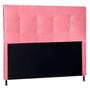 Imagem de Cabeceira Casal 140cm Cama Box Estofada Quarto Com Pés Inclusos