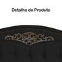 Imagem de Cabeceira Casal 140cm Para Cama Box Greta Suede Preto - DS Estofados