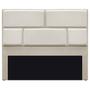 Imagem de Cabeceira Casal Brick P02 140 cm para cama Box Linho - ADJ Decor