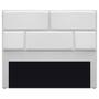 Imagem de Cabeceira Casal Brick P02 140 cm para cama Box Sintético - ADJ Decor