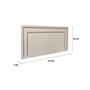 Imagem de Cabeceira Casal Estofada para Cama Box com Tachas 140x60cm Reta Luxo Dupla