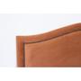 Imagem de Cabeceira Casal Estofada para Cama Box Curva Luxo com Tachas 140x60cm