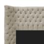 Imagem de Cabeceira Casal Everest P02 140 cm para cama Box Suede Bege - Amarena Móveis