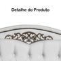 Imagem de Cabeceira Casal King 195cm Para Cama Box Greta Suede Branco - DS Estofados