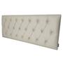 Imagem de Cabeceira Casal Luna Cama Box Bege 140 x 60 Rbl