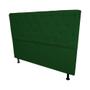 Imagem de Cabeceira Casal Queen Juliana 160cm Para Cama Box Suede Verde - DS Estofados