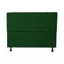 Imagem de Cabeceira Casal Queen Juliana 160cm Para Cama Box Suede Verde - DS Estofados