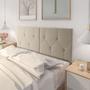 Imagem de Cabeceira com pés para cama box queen 1,60 berlim - 5 cores