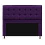 Imagem de Cabeceira Copenhague 160 cm Queen Size Suede Roxo - Doce Sonho Móveis