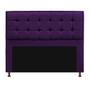 Imagem de Cabeceira Copenhague 195 cm King Size Suede Roxo AM Decor