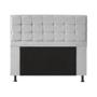 Imagem de Cabeceira Copenhague Para Cama Box King Size 195cm com Capitonê Suede - Renascer Decor