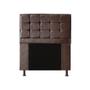 Imagem de Cabeceira Copenhague Para Cama Box Solteiro 100cm com Capitonê Suede - Ecotec Decor