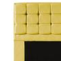 Imagem de Cabeceira Copenhague Para Cama Box Solteiro 90cm com Capitonê Suede - Ecotec Decor