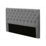Imagem de Cabeceira Cristal 1,60 Para Cama Box Suede Amassado Cinza - JS Móveis