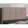 Imagem de Cabeceira Damares para Cama Box Solteiro Platinum Decor Nude