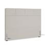 Imagem de Cabeceira de Cama Box Casal 138 cm Marjorie Larhome Linho Off White