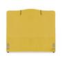 Imagem de Cabeceira de Cama Box Casal 138 cm Moscou Inspire House Suede Veludo Amarelo