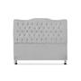 Imagem de Cabeceira de Cama Box Casal 140 cm Dunas - Veludo Cinza