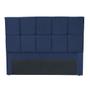 Imagem de Cabeceira De Cama Box Casal Queen Berlin 1,60 Suede azul marinho