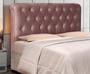 Imagem de Cabeceira De Cama Box Emilia Casal 140cm X 118cm Suede Nude Ms Decor