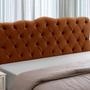 Imagem de Cabeceira de Cama Box Madeira Estofada Casal Atena