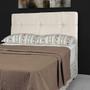 Imagem de Cabeceira de Cama Box Queen 158 cm Aurora Larhome Suede Veludo Bege