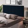 Imagem de Cabeceira de Cama Estofada / Almofadada Cama Box Queen 1,60 x 55 Painel Calipha / Bia Azul