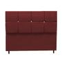 Imagem de Cabeceira de casal box estofada Bordo suede Cristal   1,60 cm - H.g.h-Decor