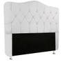 Imagem de Cabeceira de Casal Para Cama Box King Size Capitone Estofada com Strass Atena 1.95 Cm Nanda Decor