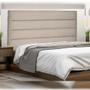 Imagem de Cabeceira Decorativa 1,95M King Size Guess Suede Bege G63 - Gran Belo