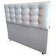 Imagem de Cabeceira Durasi 15 Suede Liso Cinza  King 195 X 120 Rbl