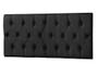 Imagem de Cabeceira E Box Paris Queen 1,60m Painel Em Suede Preto
