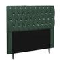 Imagem de Cabeceira Estofada Alice 160CM Queen Strass Suede Verde - D A DECOR