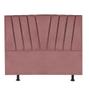 Imagem de Cabeceira Estofada Bélgica 140cm Casal Para Cama Box Quarto Suede Rose Gold - Ahazzo Móveis