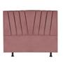 Imagem de Cabeceira Estofada Bélgica 195 cm King Size Quarto para Cama Box Suede Rose Gold - KDAcanto Móveis