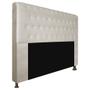 Imagem de Cabeceira Estofada Brenda 160 cm para Cama Queen Size com Botonê Suede Bege